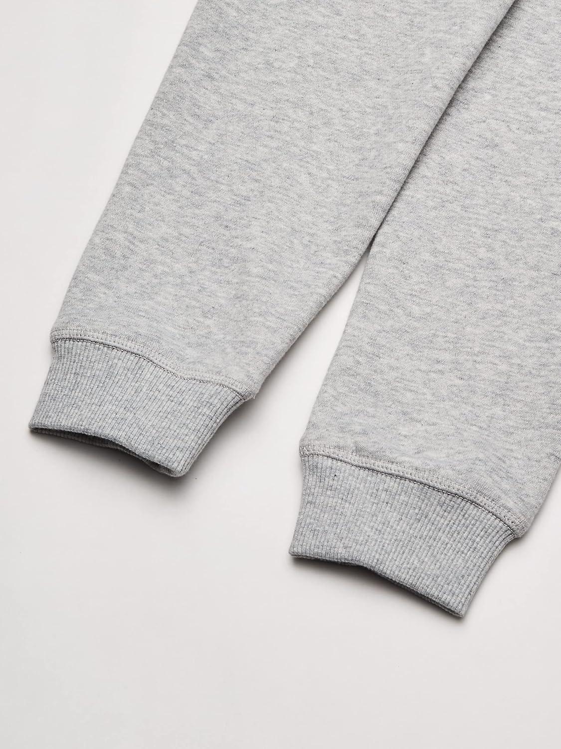 imageNautica Girls Fleece Sweatpants Functional Pockets Elastic Waistband amp Drawstring ClosureGrey Heather