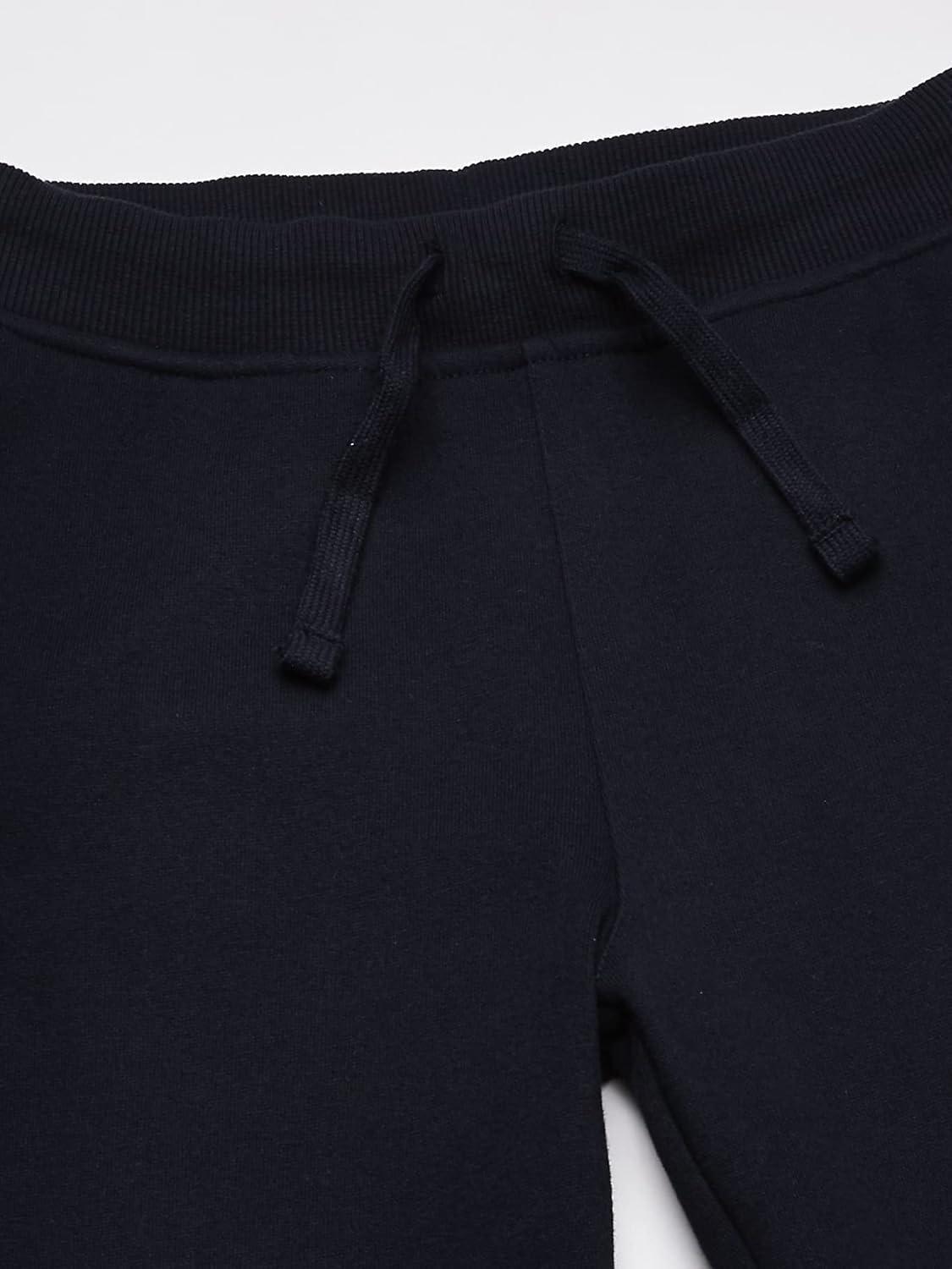 imageNautica Girls Fleece Sweatpants Functional Pockets Elastic Waistband amp Drawstring ClosureNavy