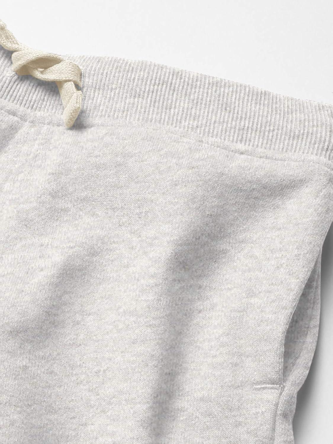 imageNautica Girls Pullon Fleece Short with Drawstring amp Front PocketsGrey Heather