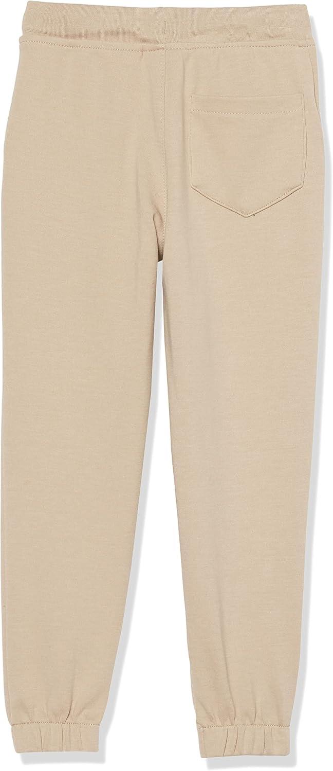 imageNautica Girls School Uniform Jogger Pants Elastic Waistband with Drawstring Closure Stretch Performance FabricKhaki
