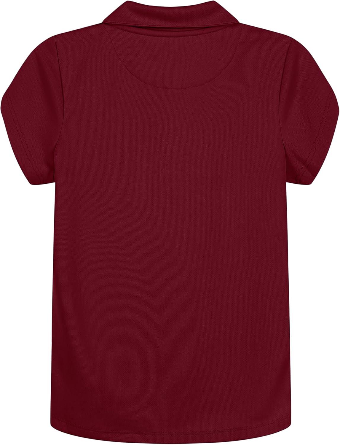 imageNautica Girls Short Sleeve Performance PoloBurgundy