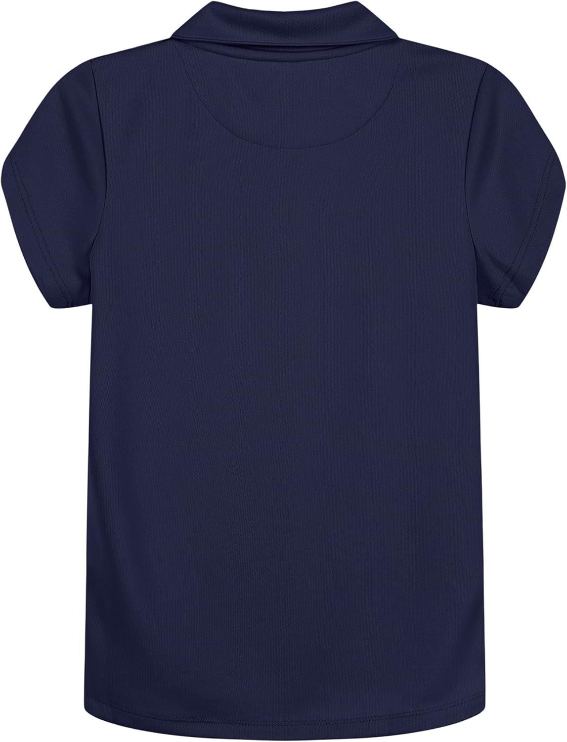 imageNautica Girls Short Sleeve Performance PoloNavy