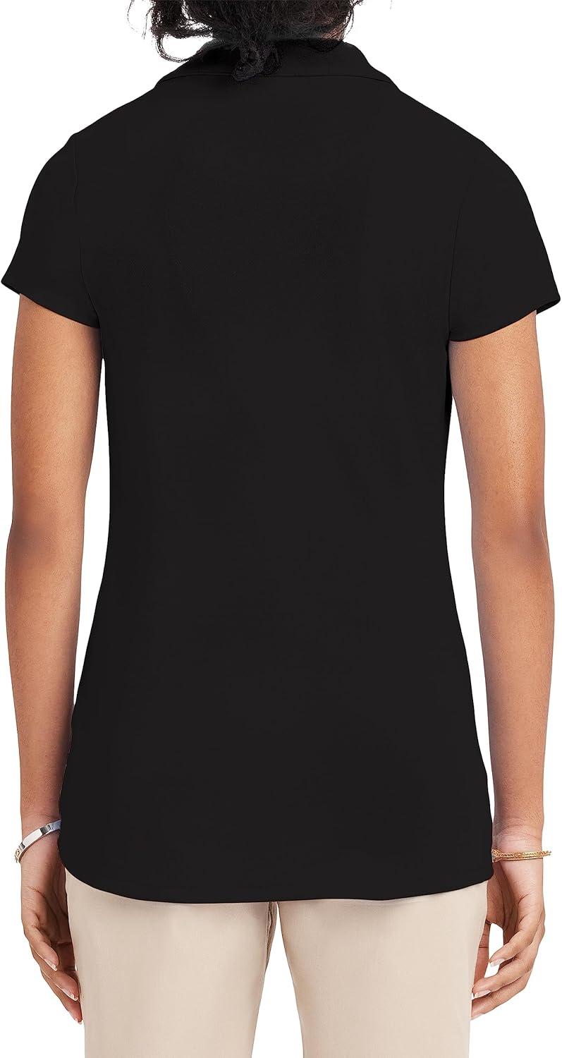 imageNautica Juniors Uniform Short Sleeve Performance PoloBlack