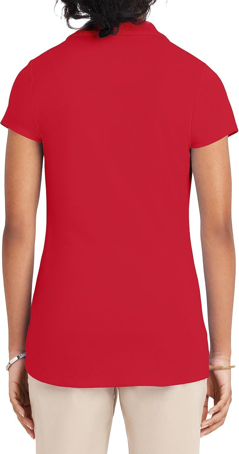 imageNautica Juniors Uniform Short Sleeve Performance PoloRed
