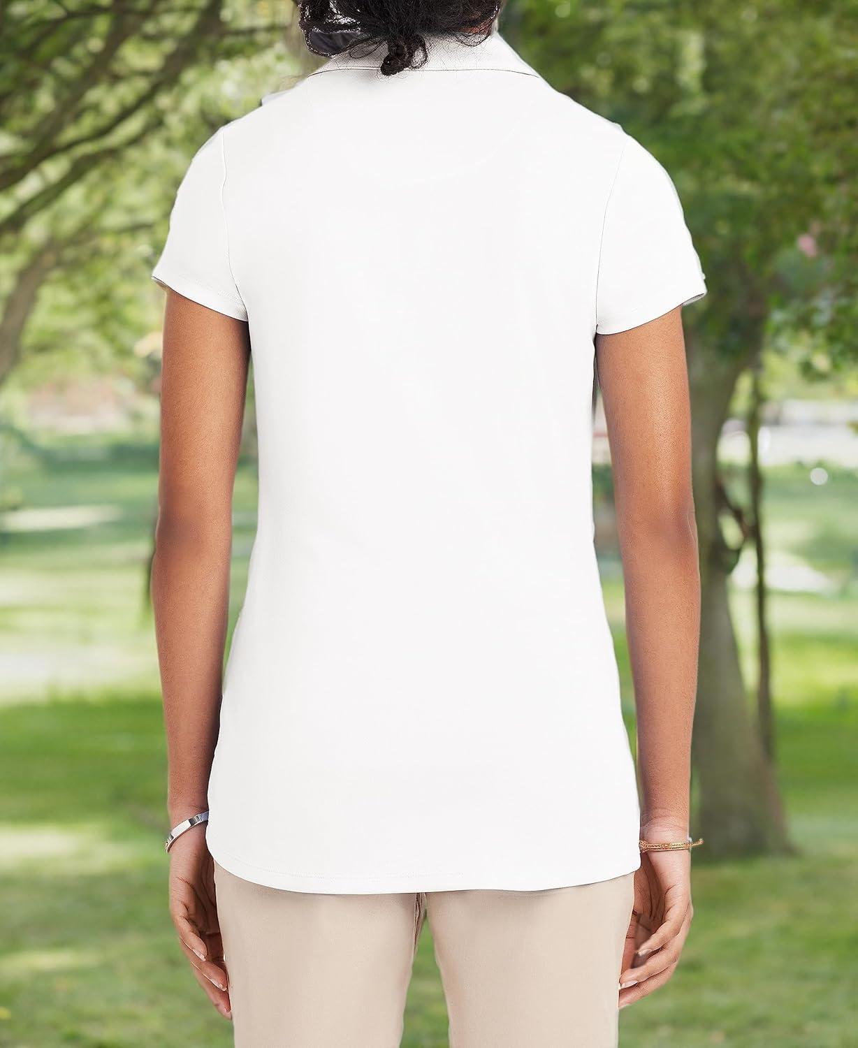 imageNautica Juniors Uniform Short Sleeve Performance PoloWhite