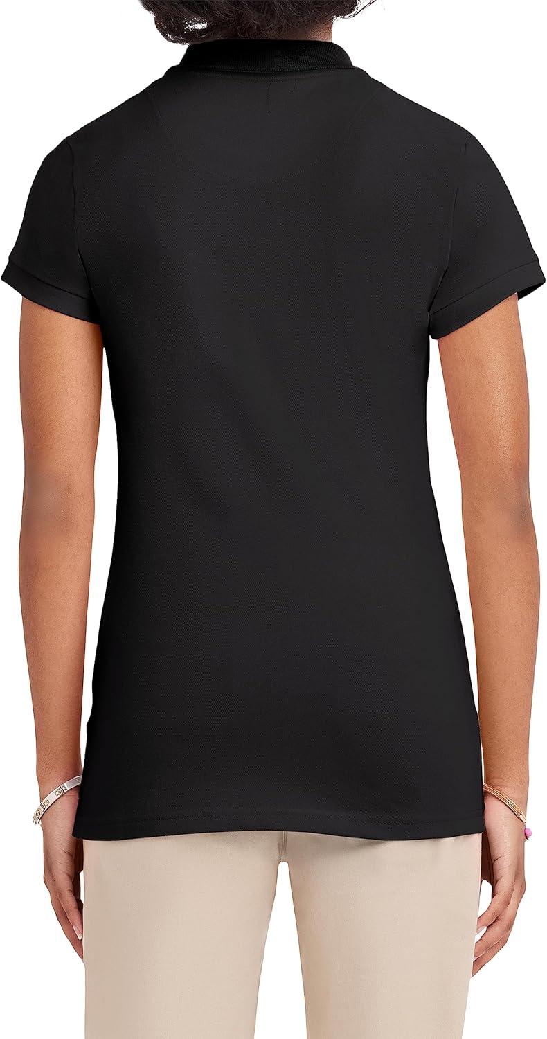 imageNautica Juniors Uniform Short Sleeve Pique PoloBlack