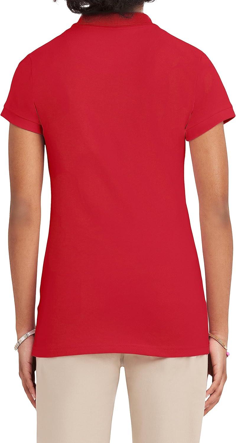 imageNautica Juniors Uniform Short Sleeve Pique PoloNautica Red