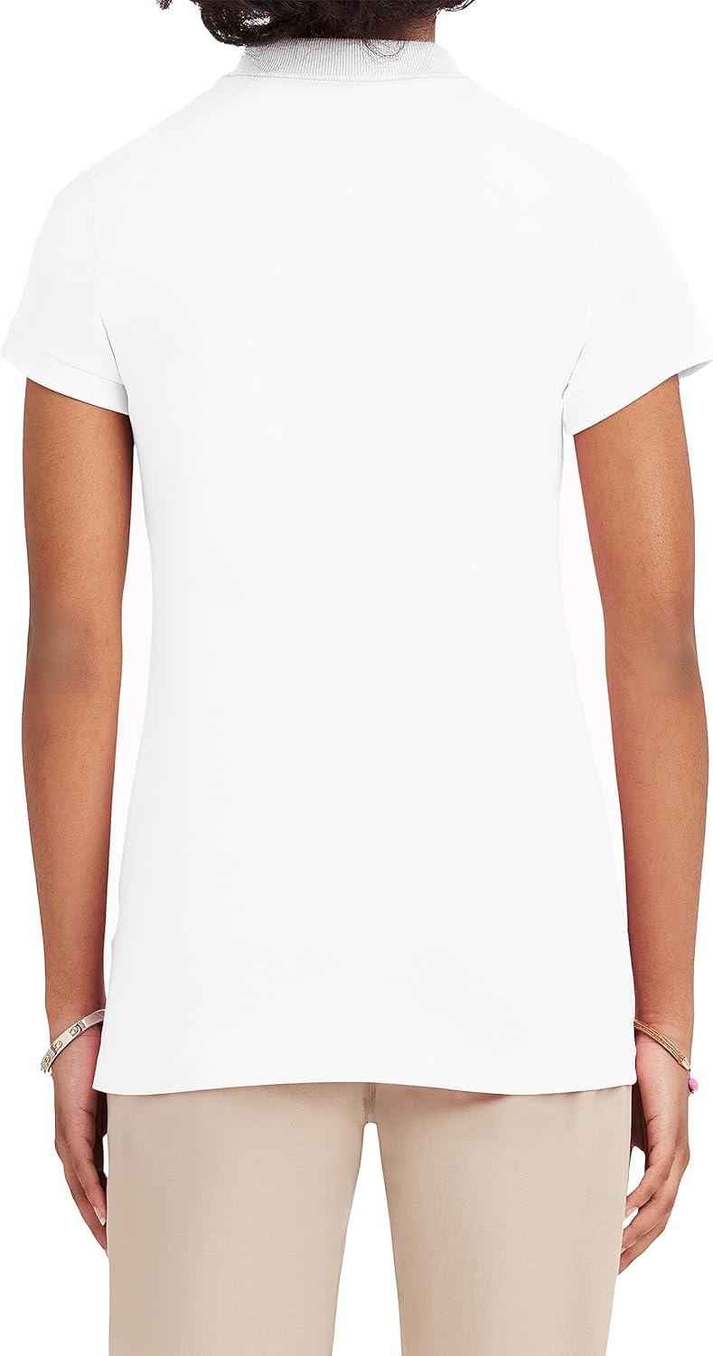 imageNautica Juniors Uniform Short Sleeve Pique PoloNautica White