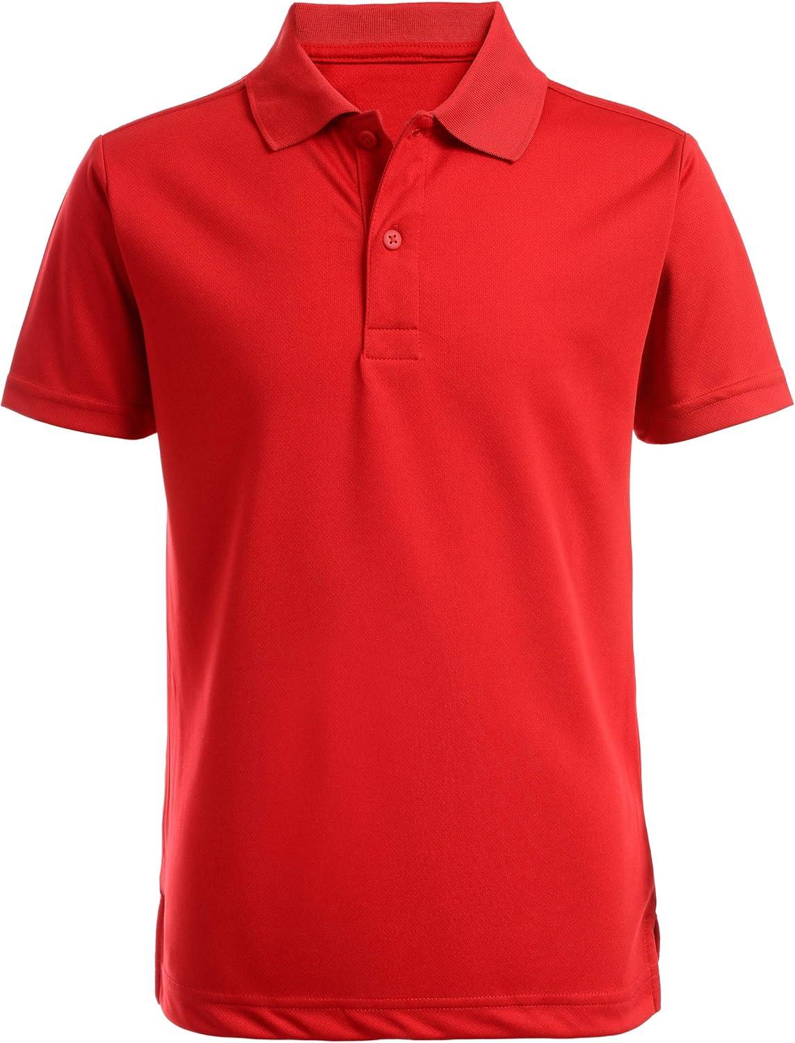 imageNautica Mens Uniform Short Sleeve Performance PoloRed