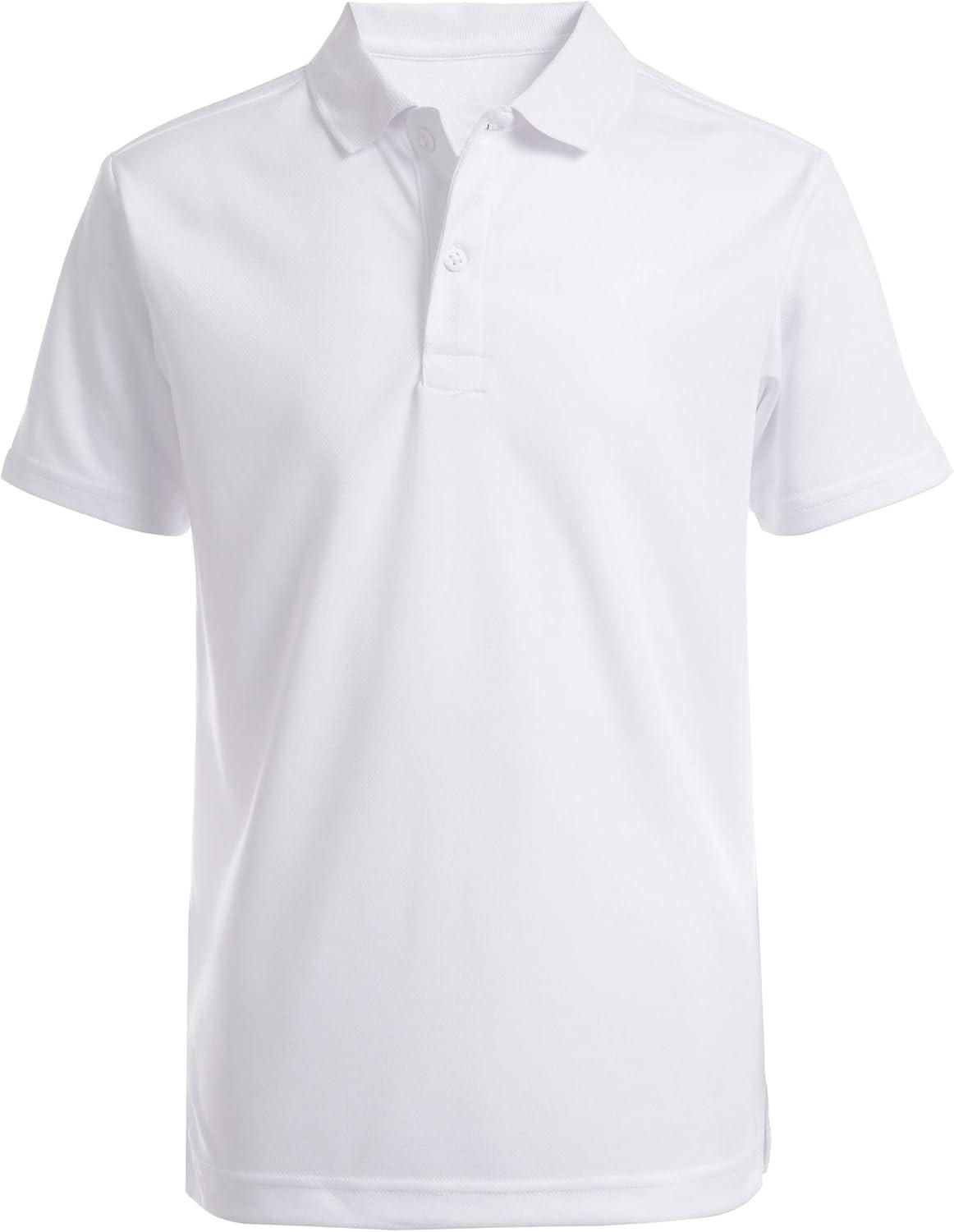 imageNautica Mens Uniform Short Sleeve Performance PoloWhite