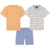 Peach/Stripe/Light Blue