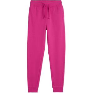 Nautica Girls’ Fleece Sweatpants, Functional Pockets, Elastic Waistband & Drawstring Closure(Rose)