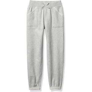 Nautica Girls Sensory-Friendly Soft Fleece Sweatpants(Grey Heather)