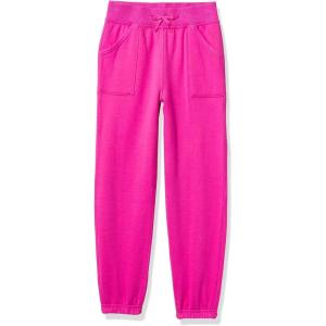 Nautica Girls Sensory-Friendly Soft Fleece Sweatpants(Rose)