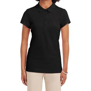 Nautica Junior’s Uniform Short Sleeve Pique Polo(Black)
