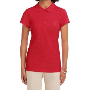 Nautica Junior’s Uniform Short Sleeve Pique Polo(Nautica Red)