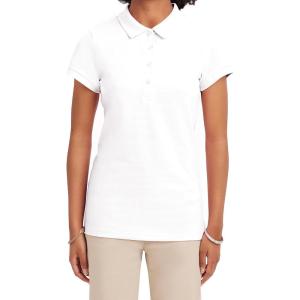 Nautica Junior’s Uniform Short Sleeve Pique Polo(Nautica White)