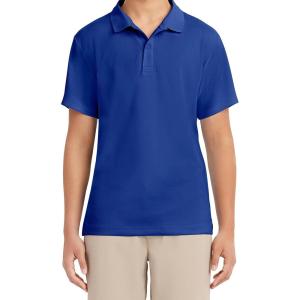 Nautica Men’s Uniform Short Sleeve Performance Polo(Royal Blue)