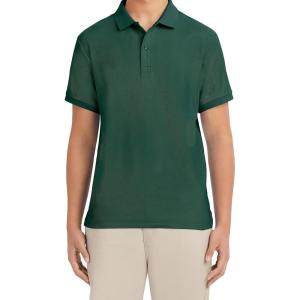 Nautica Young Men’s Uniform Short Sleeve Stretch Pique Polo(Hunter)