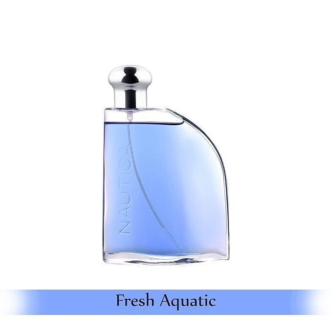 imageNautica Pure Blue Eau de Toilette 33 fl oz Pack of 1 Notes of Eucalyptus Leather and Vanilla Mens Fragrance Long Lasting Everyday Fragrance Travel SizeBlue Sail Eau de Toilette
