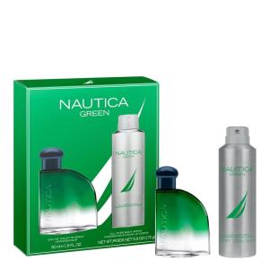 Nautica Color Red Eau de Toilette for Men, Aromatic Fougere Fragrance, Notes of Black Pepper, Lavender and Rosemary, 1.6oz(Green – Giftset)