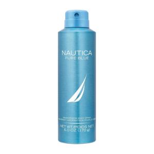 Nautica Pure Blue Eau de Toilette 3.3 fl oz (Pack of 1), Notes of Eucalyptus, Leather, and Vanilla, Men’s Fragrance, Long Lasting, Everyday Fragrance, Travel Size(Pure Blue Deo Body Spray)