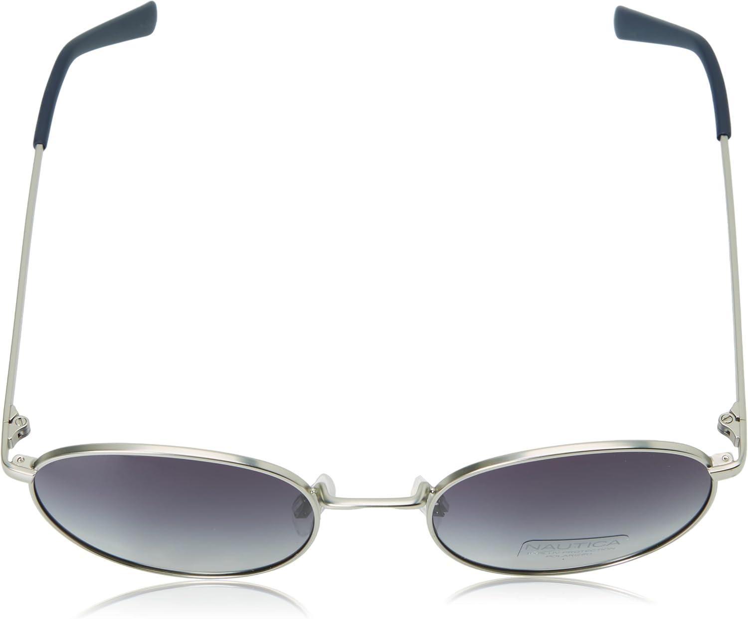 imageNAUTICA Unisex SunglassesMatte SilverSmoke Gradient
