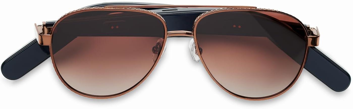 imageNautica Corsair Smart Sunglasses for Men amp Women Wireless Smart Glasses with Open Ear Speakers and Microphone Polarized UV400 Lenses Black Gradient WideAdmiral Brown Gradient Wide