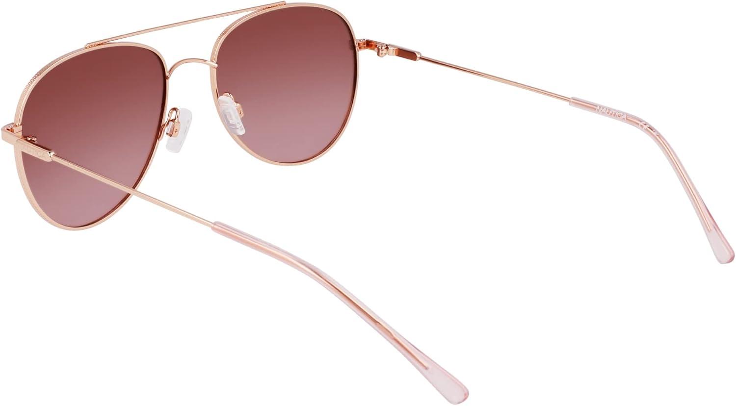 imageNautica N2244s Pilot SunglassesRose Gold