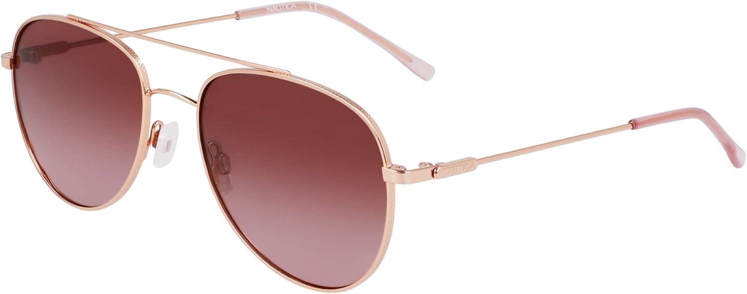 imageNautica N2244s Pilot SunglassesRose Gold
