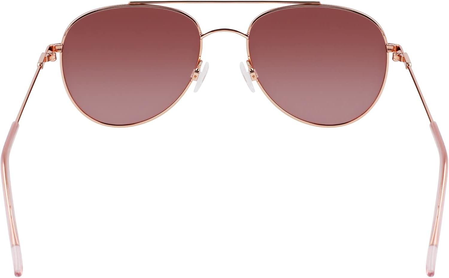 imageNautica N2244s Pilot SunglassesRose Gold