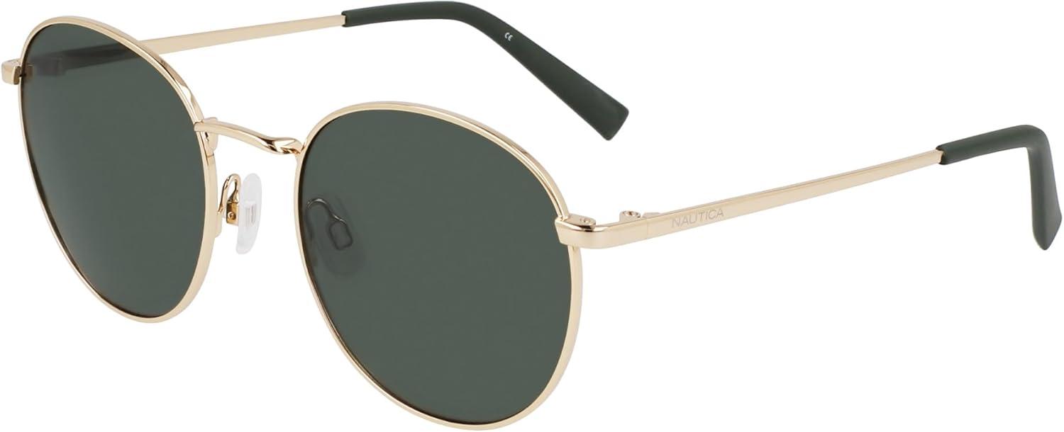 imageNautica Unisex N100sp Round SunglassesGold