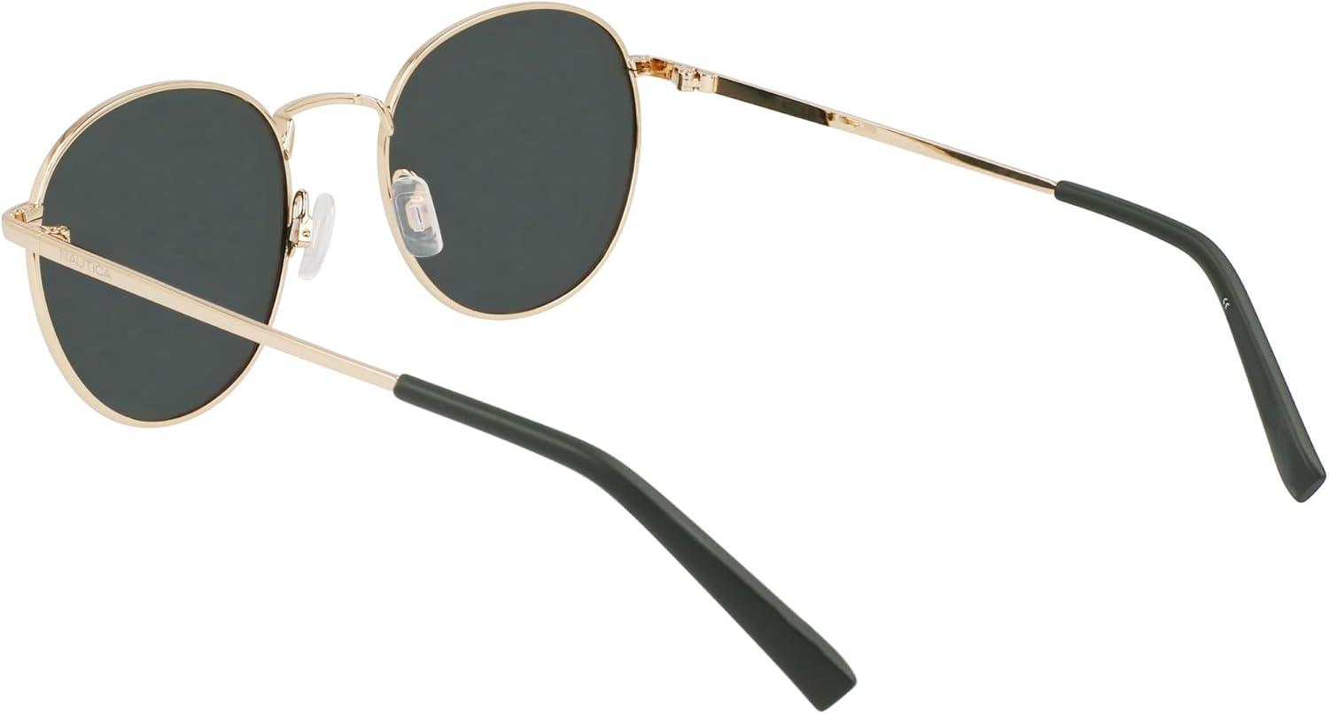 imageNautica Unisex N100sp Round SunglassesGold