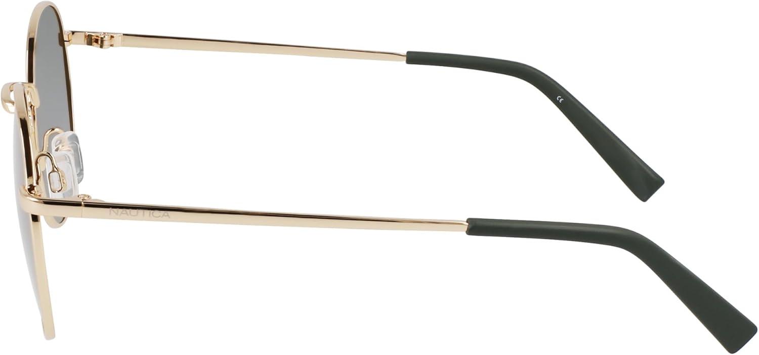 imageNautica Unisex N100sp Round SunglassesGold