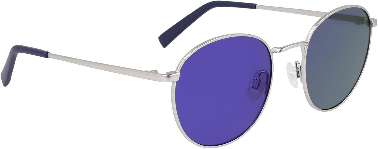 imageNautica Unisex N100sp Round SunglassesMatte Silver