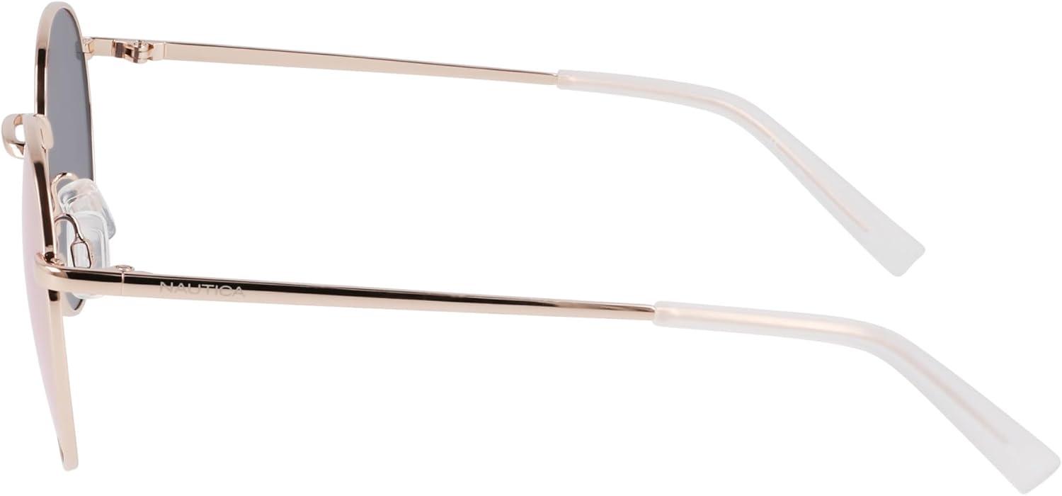imageNautica Unisex N100sp Round SunglassesRose Gold