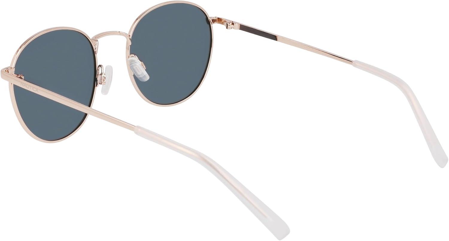 imageNautica Unisex N100sp Round SunglassesRose Gold