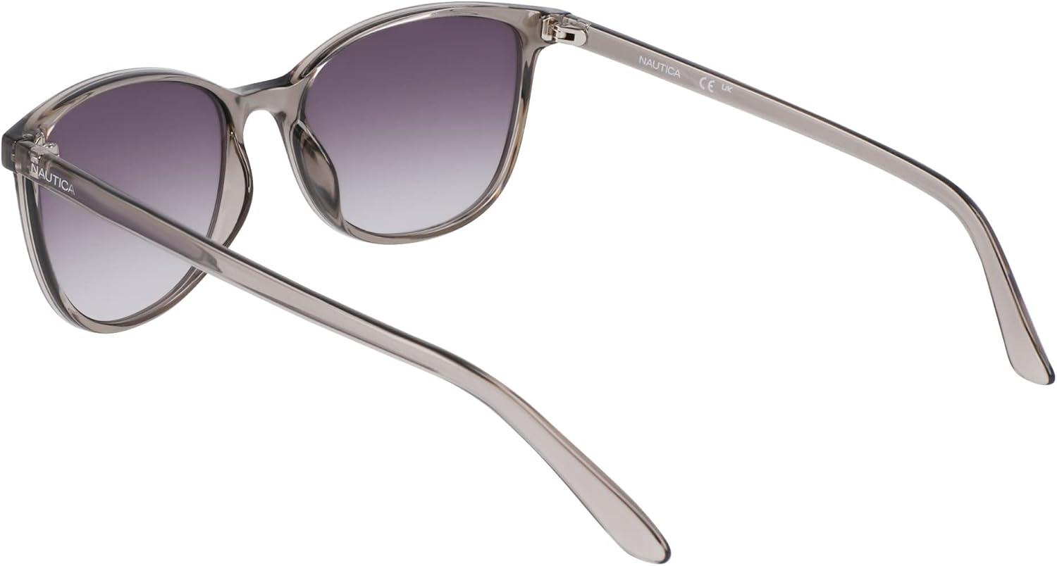 imageNautica Womens Sunglasses N2243S Crystal Smoke with Smoke Gradient Lens
