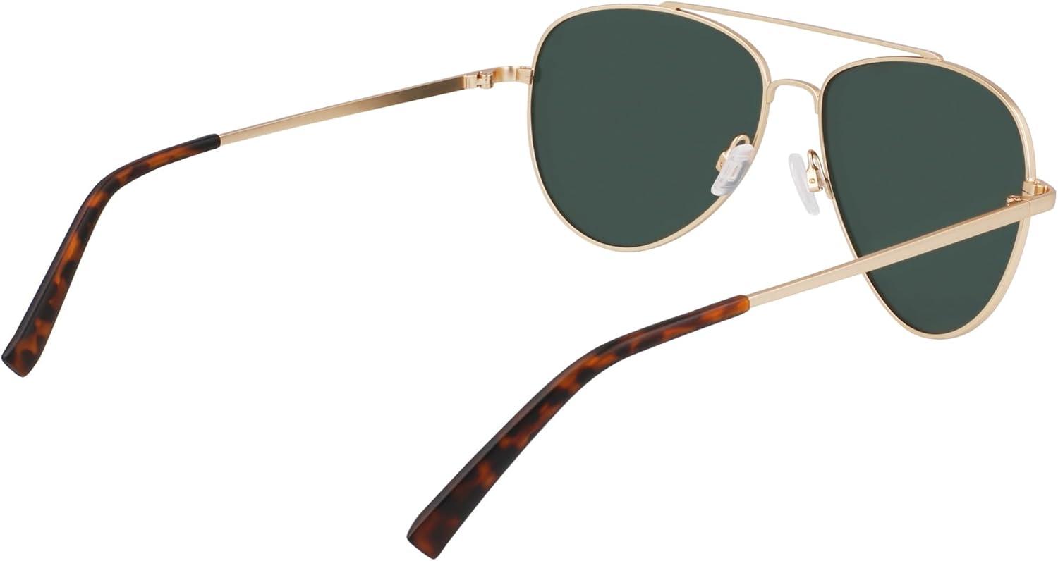 imageNautica mens N101sp Pilot SunglassesMatte Gold