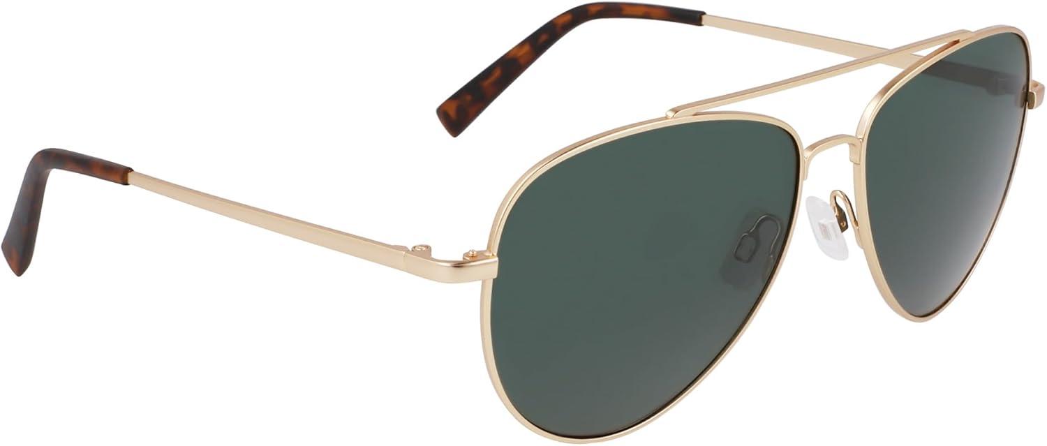 imageNautica mens N101sp Pilot SunglassesMatte Gold