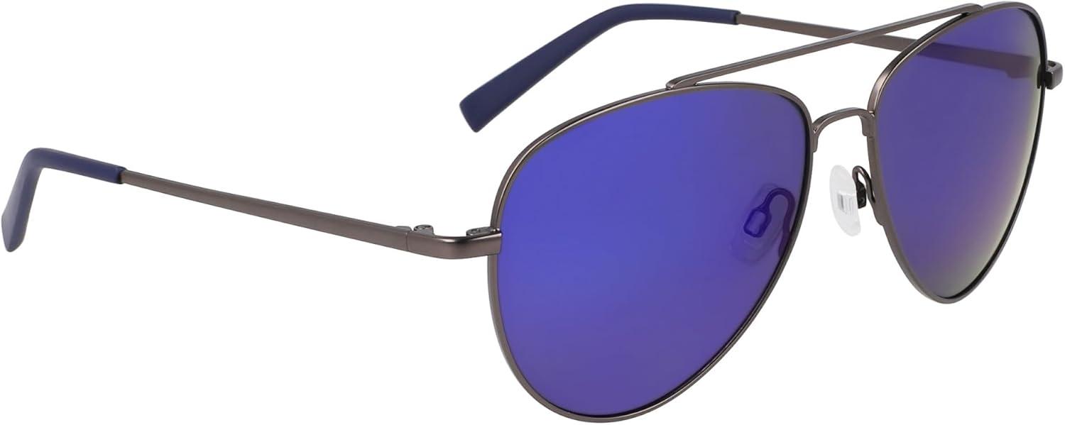 imageNautica mens N101sp Pilot SunglassesMatte Gunmetal