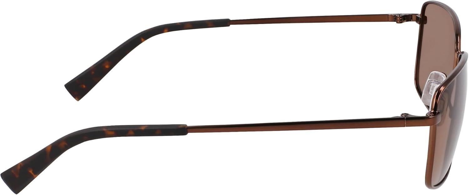 imageNautica mens N102sp Rectangular SunglassesMatte Brown