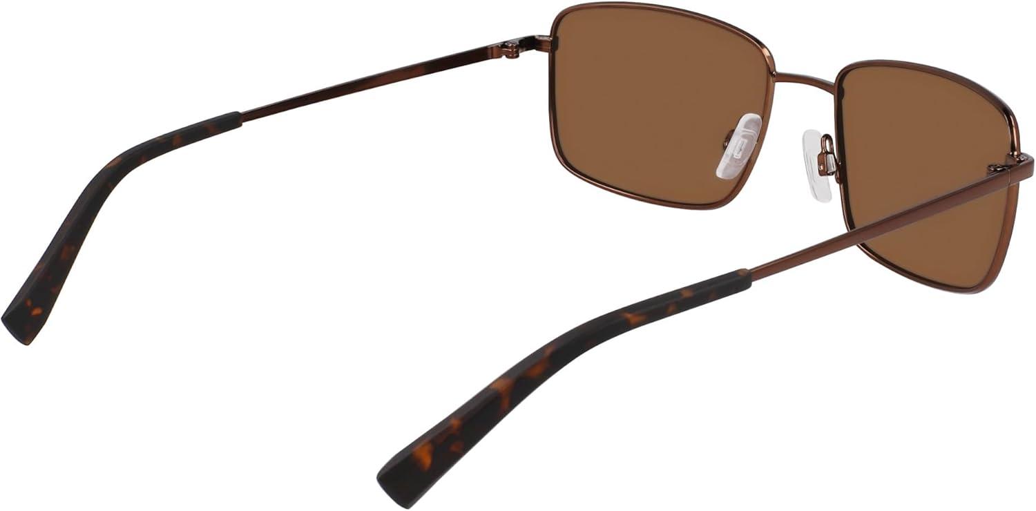 imageNautica mens N102sp Rectangular SunglassesMatte Brown
