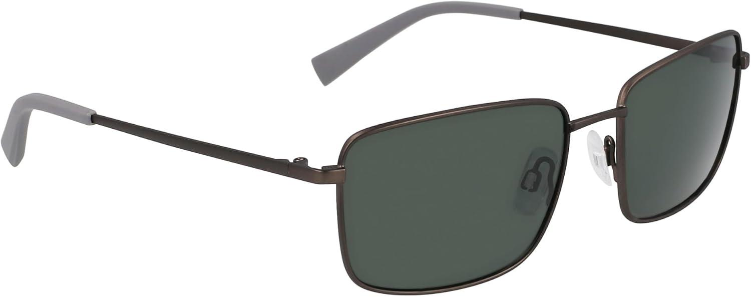 imageNautica mens N102sp Rectangular SunglassesMatte Gunmetal