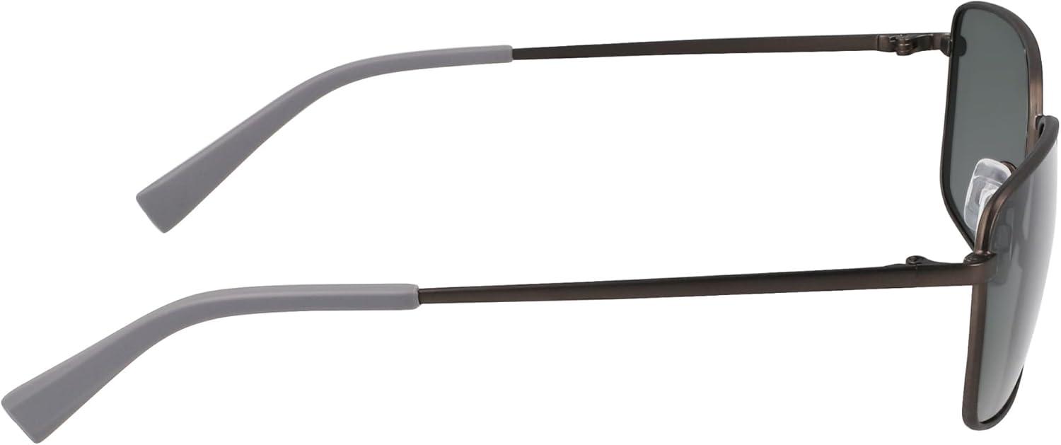 imageNautica mens N102sp Rectangular SunglassesMatte Gunmetal