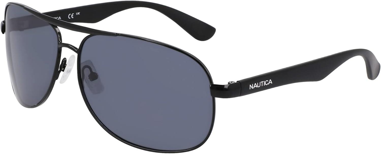 imageNautica mens N2245s Pilot SunglassesBlack