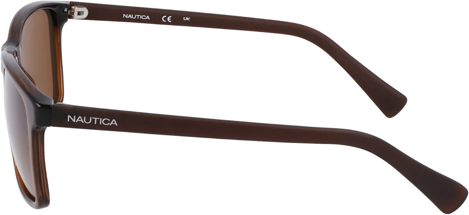 imageNautica mens N2246s Rectangular SunglassesCrystal Brown