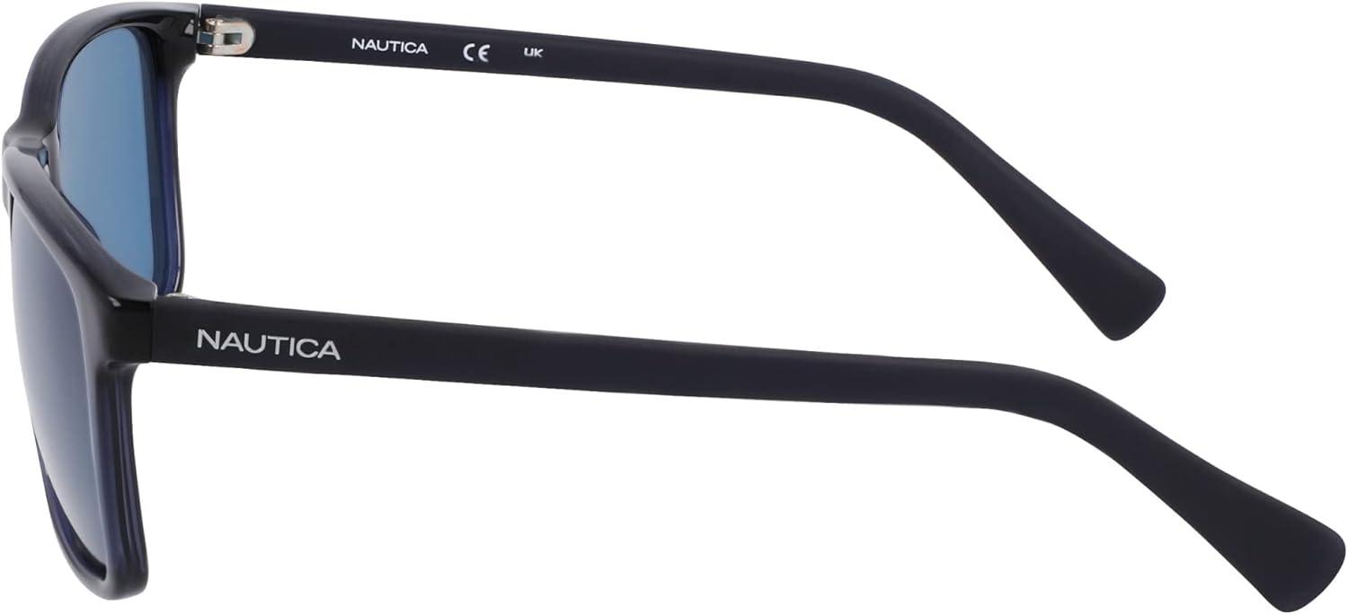 imageNautica mens N2246s Rectangular SunglassesCrystal Navy