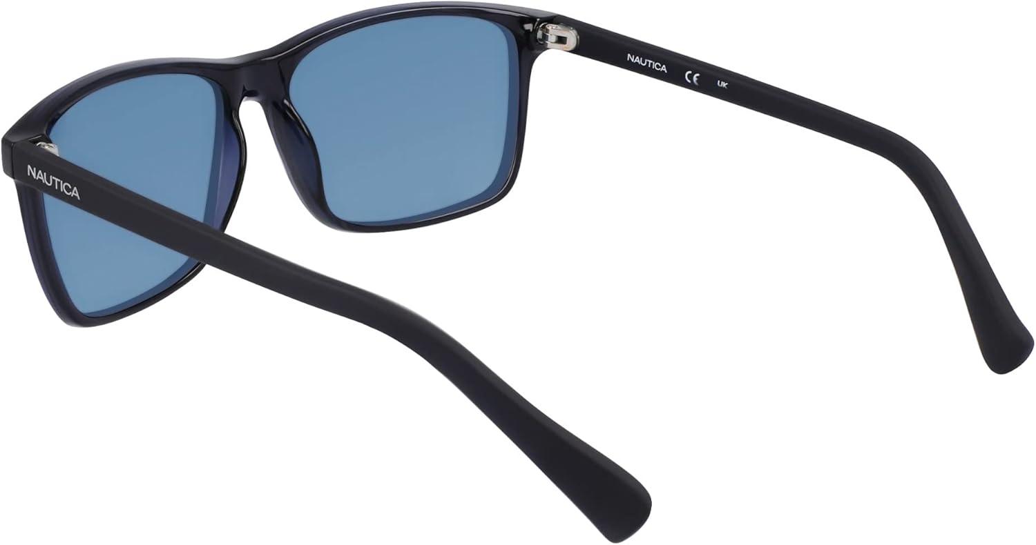 imageNautica mens N2246s Rectangular SunglassesCrystal Navy