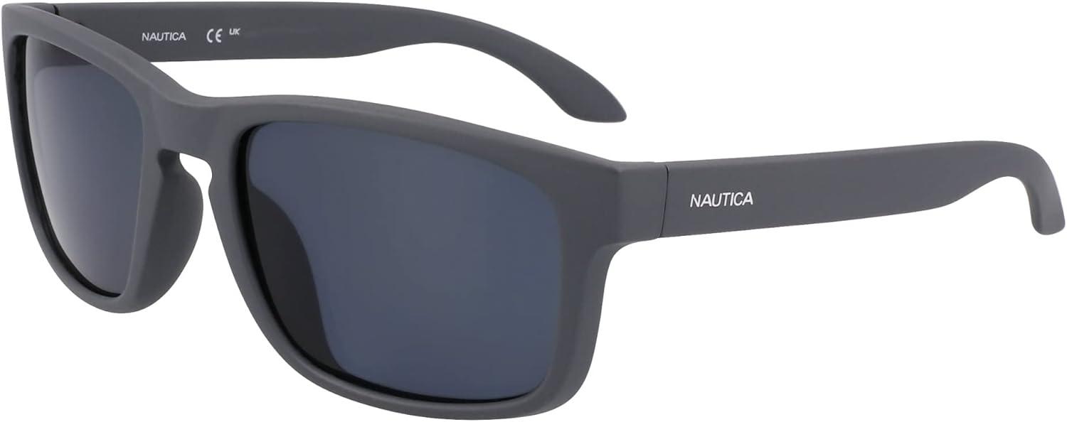 imageNautica mens N2247s Rectangular SunglassesMatte Grey